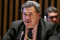 Tuvalu Prime Minister and AOSIS Chair Enele Sopoaga has called for coal mining to be shut down (Radio Australia&#039;s Photo)