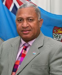 Prime MInister of Fiji Frank Bainimarama