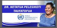 WMO officially appointed Dr. Netatua Taufatofua to its Scientific Advisory Panel