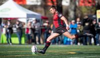 Ko e feesi-5/8, Hagen Schules (#10), &#039;a e Utah Warriors na&#039;e haohaoa &#039;ene &#039;aka tautea &#039;e 4 mo e poini-2 mei he tata&#039;o &#039;a e sekeni Blake Hohaia’s (#11).  Na&#039;e fili ai &#039;a Hagen Schules ki he Timi &#039;Uluaki XV &#039;o e MLR Uike #1. (Photo by Kara Durette).