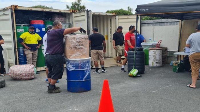 Tongan families in Porirua, the Hutt Valley and Wellington city have been packing barrels with water, tinned food, flour and other supplies to send to their families in the islands, following the massive volcanic eruption and tsunami in mid-January. 