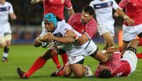 Martin Iosefo &#039;i he&#039;ene fakahoko &#039;a e tata;o ma&#039;ae &#039;Ikale &#039;a &#039;Amelika