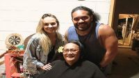 Konrad Hurrell with his biggest fan, his mother Fatafehi 
