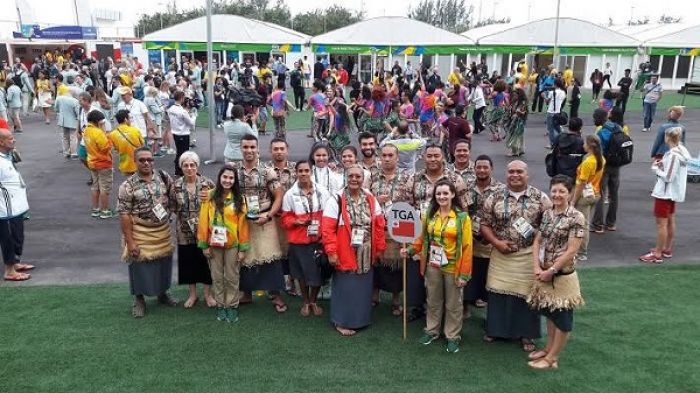 Tonga team at Rio