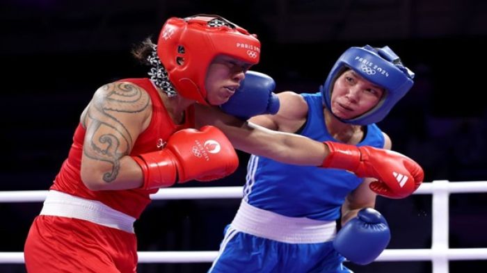 Fe’ofa’aki Epenisa’s lost to Vietnam’s Ha Thi Linh in Olympic boxing debut