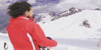 Tongan skier Kasete Skeen
