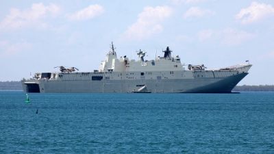 Ma’u Covid-19 toko 23 kau kauvaka HMAS Adelaide ‘oku lolotonga folau mai ki Tonga ni
