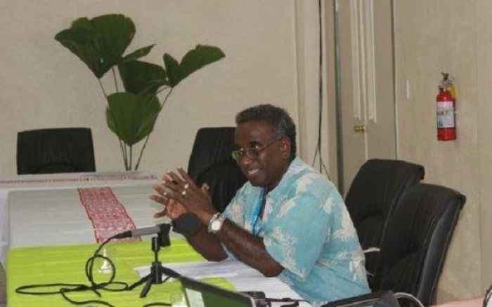 The head of the Parties to the Nauru Agreement, Transform Aqorau, 2014. Photo: RNZI / Monica Miller
