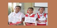 Top in the class 3 written examination from Ha’apai Soroban Competition on Thursday, 20 July 2017.