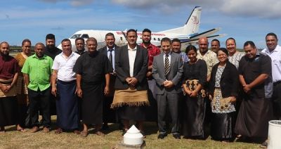 ICAO with Tonga Meteorological Services hosted a workshop workshop on new model