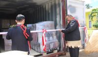 Tonga receives 20 boat engines from the People&#039;s Republic of China