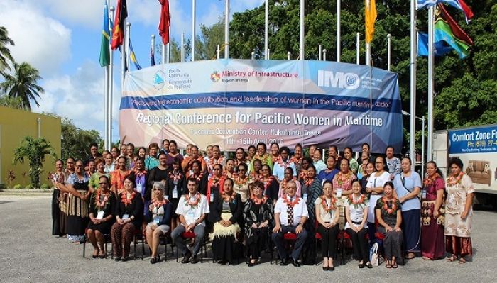 Participants at Regional Conference on Pacific Women in Maritime 