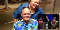 Seini Mafile&#039;o with her husband, Sitaleki Maka, who died in October last year. Inset is Seini on her graduation day. Photo: NZ Herald