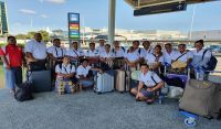 Tonga women&#039;s XV team arrive to Auckland ahead of this weekend&#039;s Oceania repechage qualifier against PNG. Photo: Supplied / Ronnie Gates