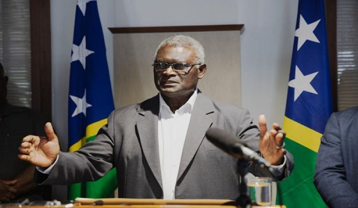 Solomon Islands Prime Minister Manasseh Sogavare