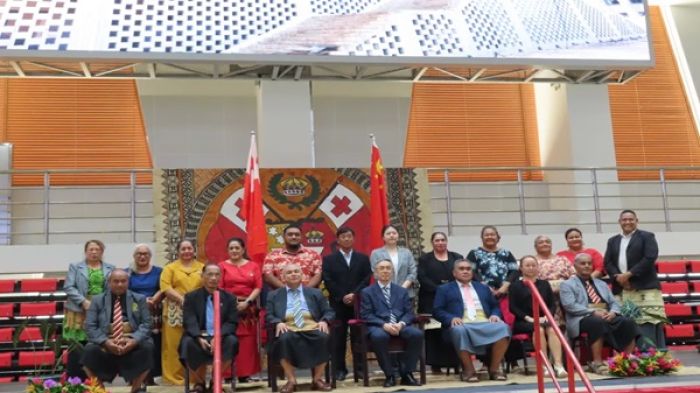 The official handover took place last Wednesday between Prime Minister Dr &#039;Aisake Valu Eke and China&#039;s Ambassador to Tonga Liu Weimin. 