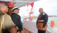 Tama Tu&#039;i Tupou VI &#039;i hono hopoki &#039;o e MV Maui