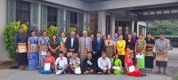 H.E. Ambassador Huang, Hon. Lord Tu&#039;ivakano and Scholarships Recipients 