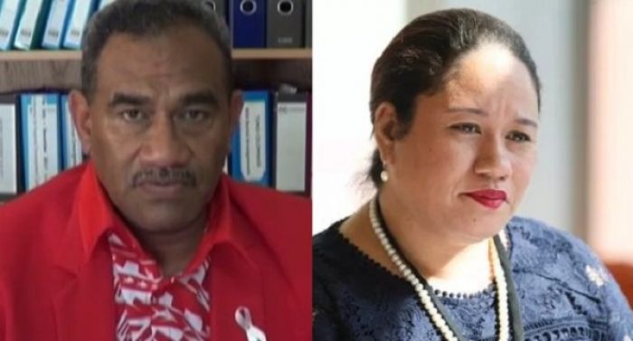 CEO Le&#039;ole&#039;o &#039;a e MIA &#039;Onetoto &#039;Anisi mo e Minisita Malolo &#039;Akosita Lavulavu