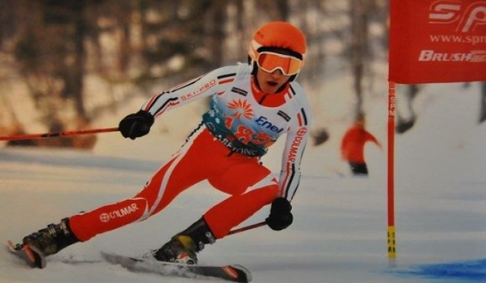 The Tongan Ski Team's Reinhard Ngatuvai Langer