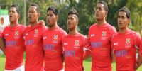 Tonga U 18 Team before the game