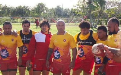 &#039;Ikale Tahi Captain Nili Latu and His Team Mates