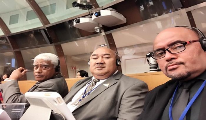 Tonga Delegation headed by Speaker of the House Lord Tu&#039;ivakano, Health Minister Dr. Siosaia Piukala and Lord Fusitu&#039;a