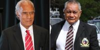 Hon. &#039;Aikilisi Pohiva former Minister for Education &amp; Training with the new Minister for Education &amp; Training Penisimani Fifita