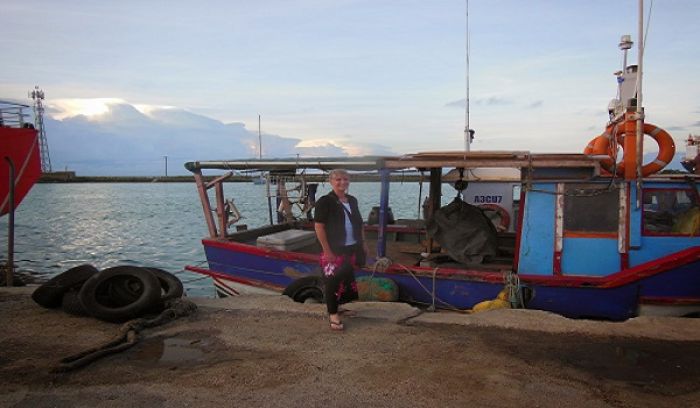 A Fishing Boat in Tonga