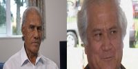 Tonga&#039;s Prime Minister &#039;Akilisi Pohiva and 2019 Pacific Games Organising Committee CEO Lord Sevele