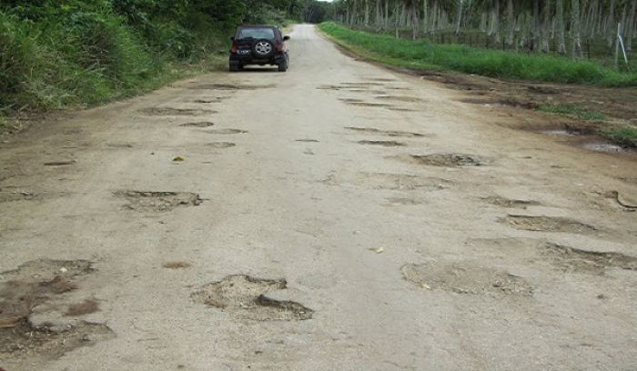 Road at Niumate Tongatapu