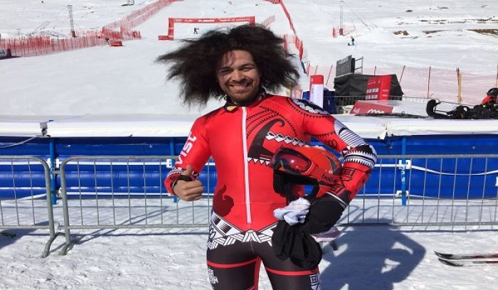 Kasete Skeen at theAlpine Skiing World Championships