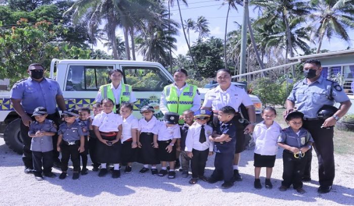 Tonga Police supporting kindergarten’s career program