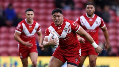 Kapiteni &#039;a Tonga Jason Taumalolo na&#039;a ne fakahoko &#039;a e tata&#039;o fakaholomamata &#039;e 2 he tau ni.